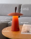 LUUK Studio LED Tischleuchte Lyvo Warmweiß Kabellos Dimmbar IP54 Bild 1