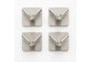 HAC24 Handtuchhaken 4er Set Edelstahl Selbstklebend Silber Bild 2