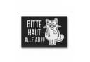 HAC24 Fußmatte Schmutzfangmatte Türmatte Fußmatte Rutschfest Fußabtreter Matte, Katzenmotiv Bild 1