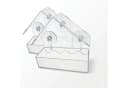 HAC24 Transparentes Fenster-Vogelhaus aus Kunststoff mit Saugnäpfen Bild 2