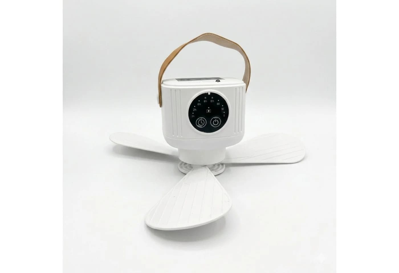 HAC24 Deckenventilator 2x Portable Akku Lüfter mit LED Licht & Fernbedienung - Bild 3