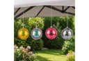 HAC24 LED Disco-Kugel Spiegelkugel Partylicht mit Timer, Ø 8 cm, Lila/Silber Bild 1