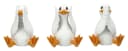 Figuren Shop GmbH Gänsefiguren Set „Nichts Böses“ Polyresin Deko Bild 2