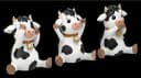 Nemesis Now Kuh Figur 3er Set – Lustige Tiere Statue Bild 3