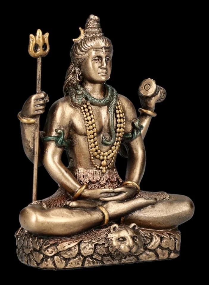 Figuren Shop GmbH Shiva Figur Miniatur Statue Hindu Gott Veronese 8 cm Dekofigur