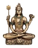 Figuren Shop GmbH Shiva Figur Miniatur Statue Hindu Gott Veronese 8 cm Dekofigur Bild 2