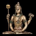 Figuren Shop GmbH Shiva Figur Miniatur Statue Hindu Gott Veronese 8 cm Dekofigur Bild 4
