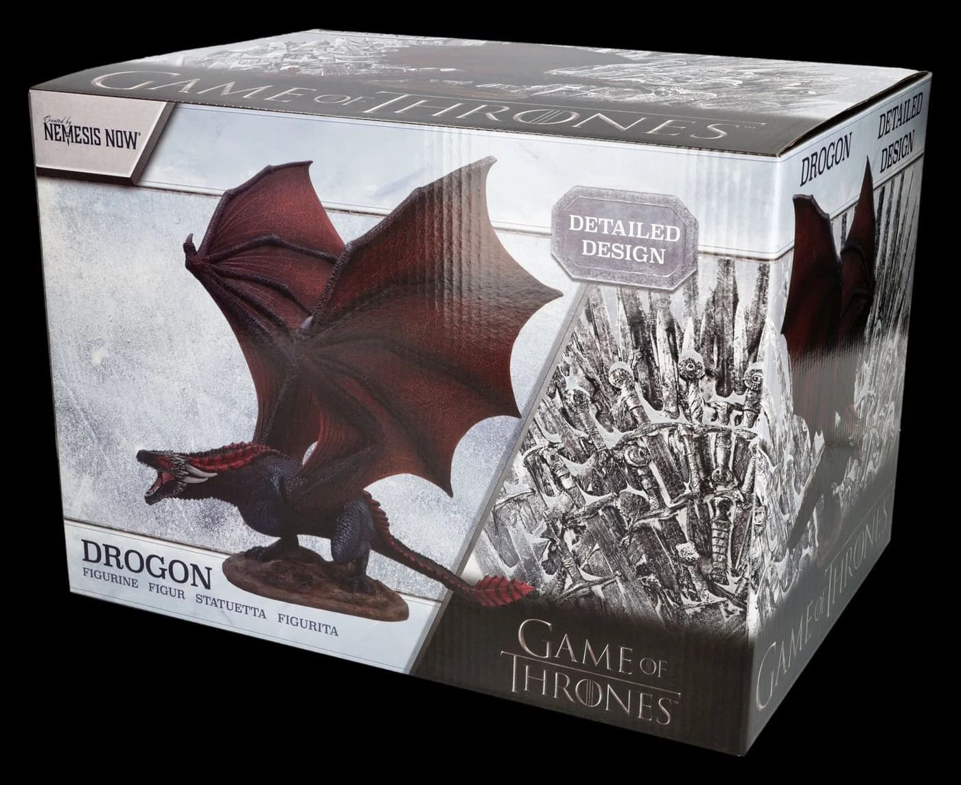 Figuren Shop GmbH Fantasy-Figur Drogon – Game of Thrones Drache Fantasy Statue - Bild 5