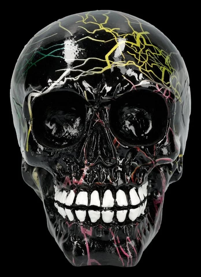 Figuren Shop GmbH Blitzschädel Gothic Deko Horror Statue