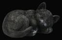 Figuren Shop GmbH Katzenfigur Feline Dream Schwarz Kunststein Bild 1