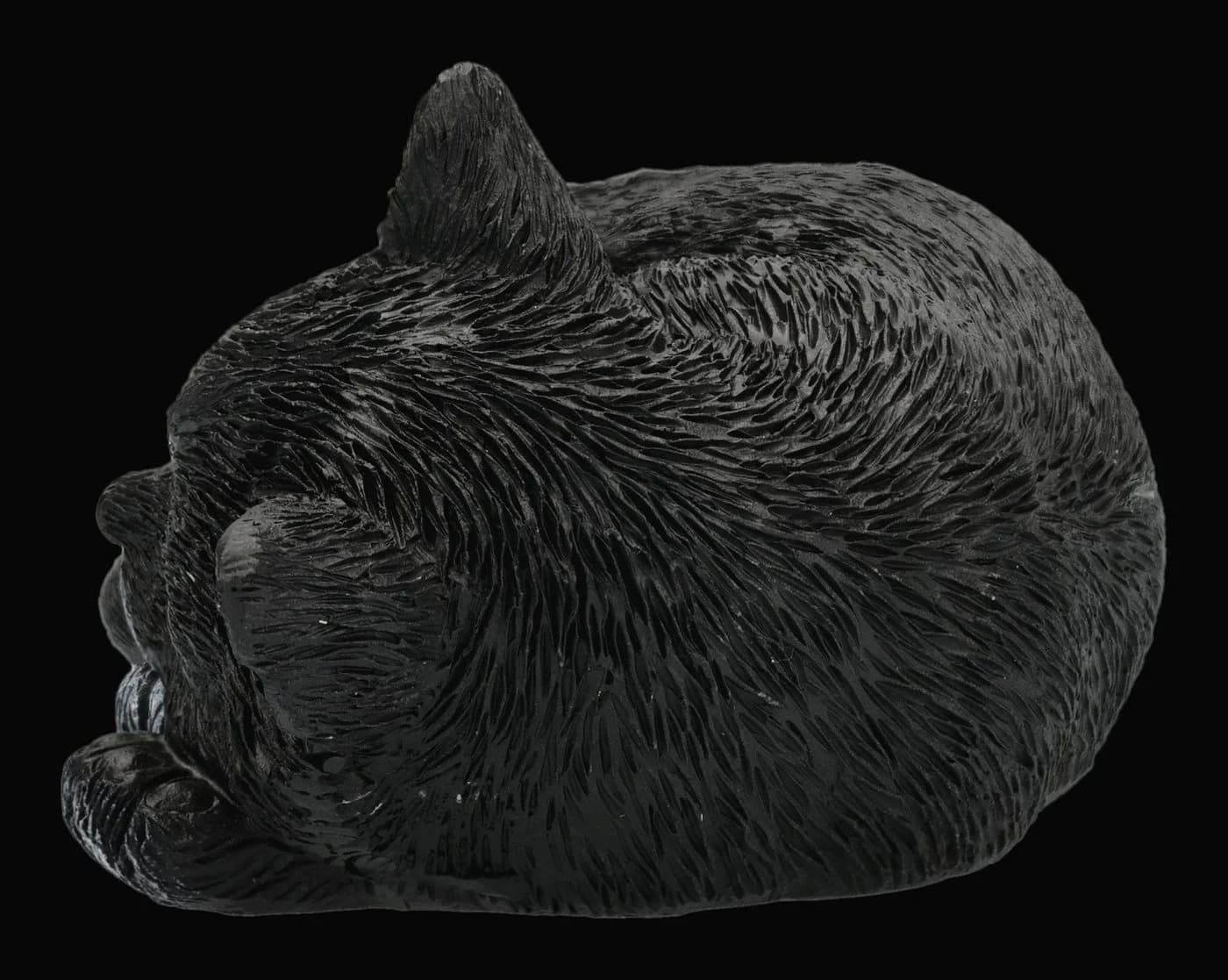 Figuren Shop GmbH Katzenfigur Feline Dream Schwarz Kunststein - Bild 4