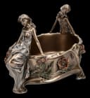 Figuren Shop GmbH Jugendstil Dekoschale Bronziert Kunststein Bild 4