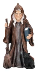 Figuren Shop GmbH Hexenfigur Aldora – Hexe Statue Dekofigur Gothic Deko 19 cm Zauberin Bild 2