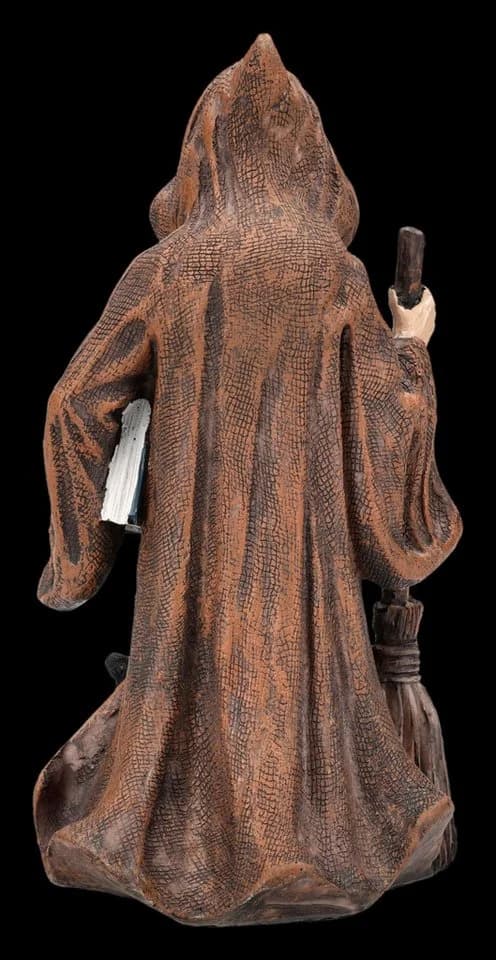 Figuren Shop GmbH Hexenfigur Aldora – Hexe Statue Dekofigur Gothic Deko 19 cm Zauberin - Bild 5