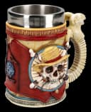 One Piece Luffy Bierkrug 600 ml Kunststein Sammlerfigur Bild 3