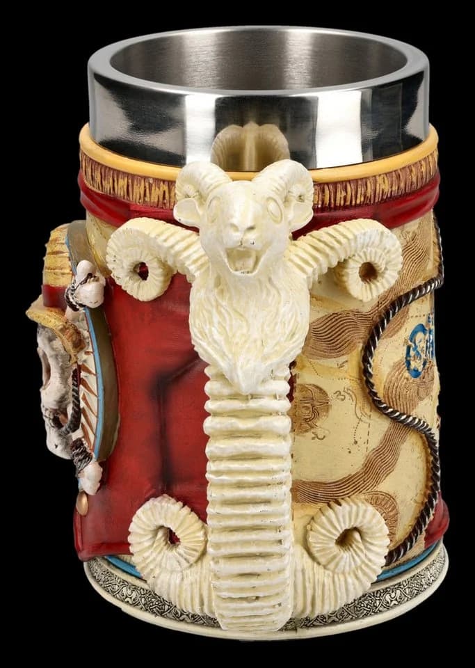 One Piece Luffy Bierkrug 600 ml Kunststein Sammlerfigur - Bild 5