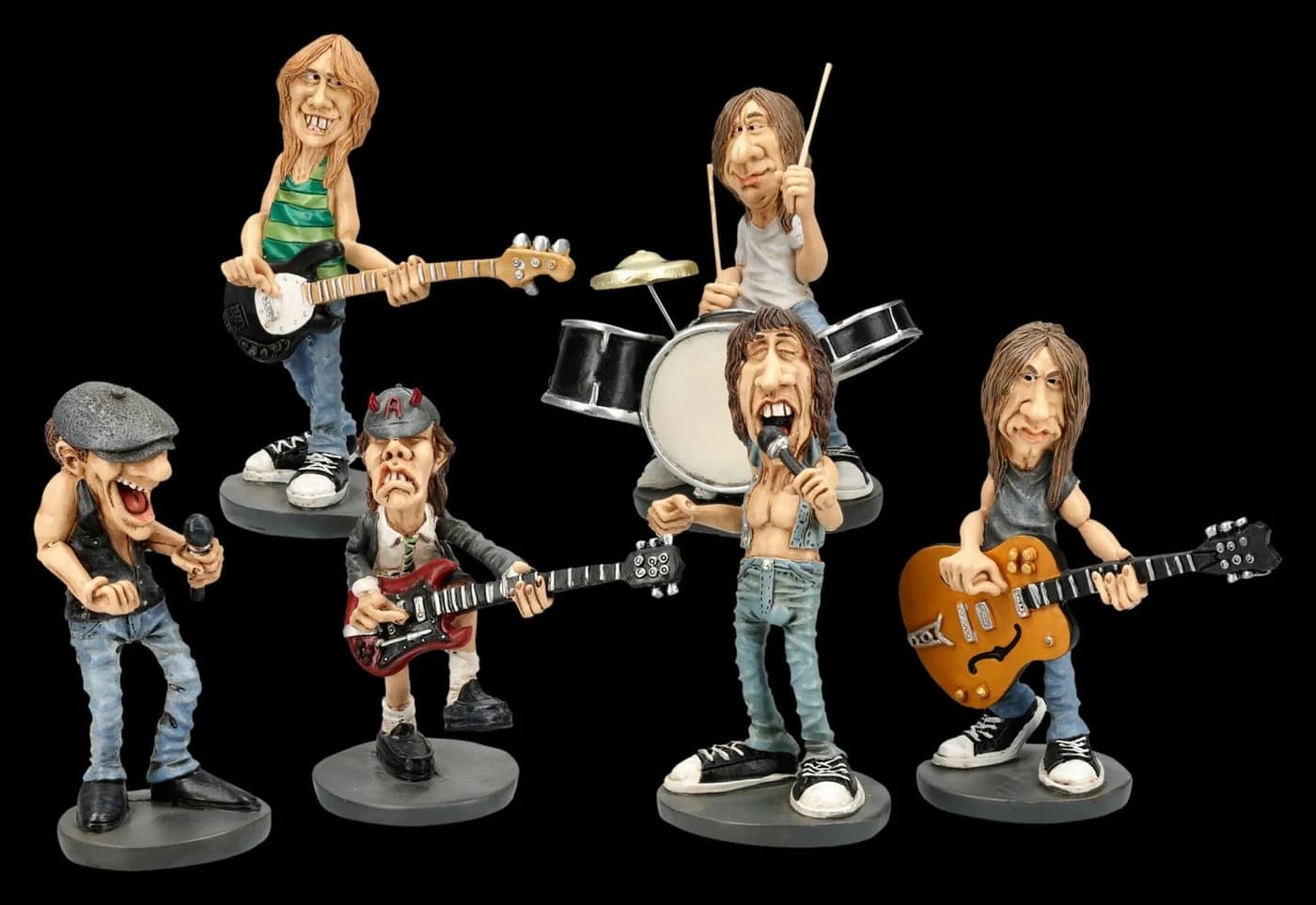 Figuren Shop Angus Rockstar Sammlerfigur Handbemalt Polyresin