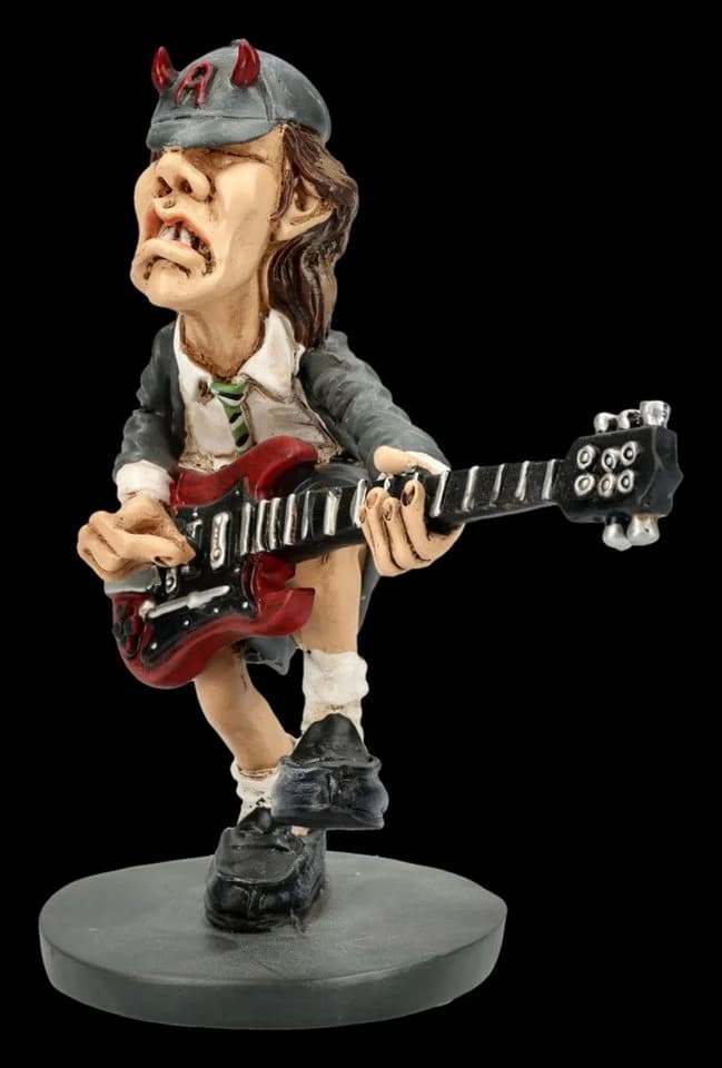 Figuren Shop Angus Rockstar Sammlerfigur Handbemalt Polyresin - Bild 4