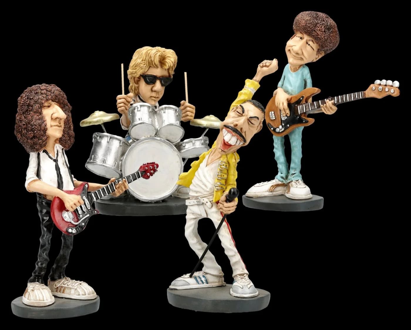 Figuren Shop GmbH Dekofigur Rockstar Sammlerfigur Freddie „We Are The Champions“ 15 cm