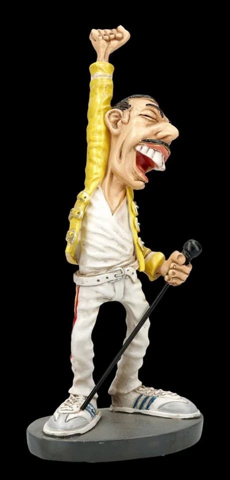 Figuren Shop GmbH Dekofigur Rockstar Sammlerfigur Freddie „We Are The Champions“ 15 cm - Bild 4