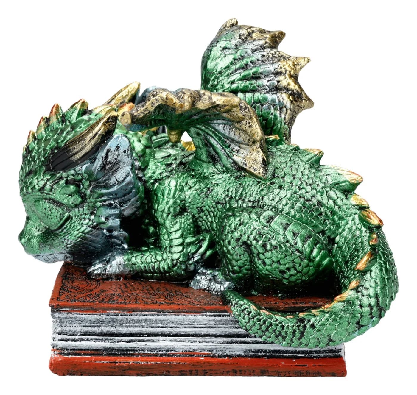 Figuren Shop GmbH Fantasy-Figur Drache Grün Kunststein - Bild 2