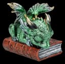 Figuren Shop GmbH Fantasy-Figur Drache Grün Kunststein Bild 3