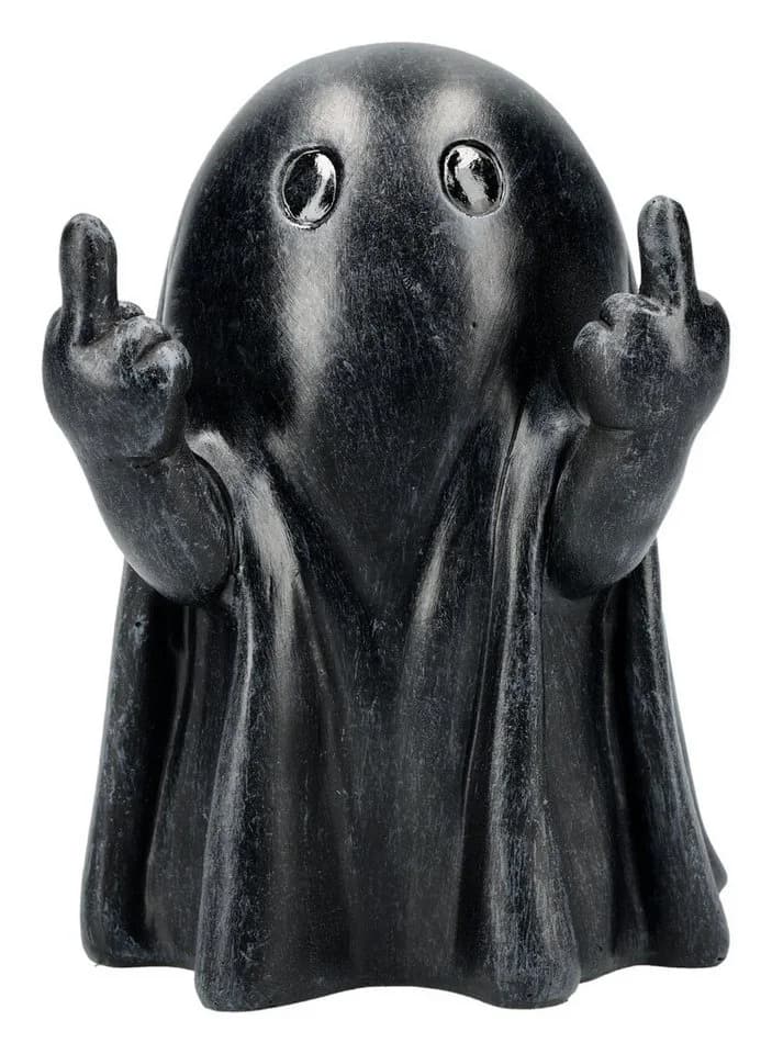 Figuren Shop GmbH Geisterfigur Phantom Flip Schwarz Halloween Deko - Bild 2