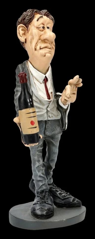 Warren Stratford Sommelier Figur Deko Kunststein 13 cm - Bild 3