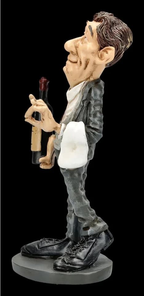 Warren Stratford Sommelier Figur Deko Kunststein 13 cm - Bild 4