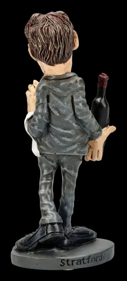 Warren Stratford Sommelier Figur Deko Kunststein 13 cm - Bild 5