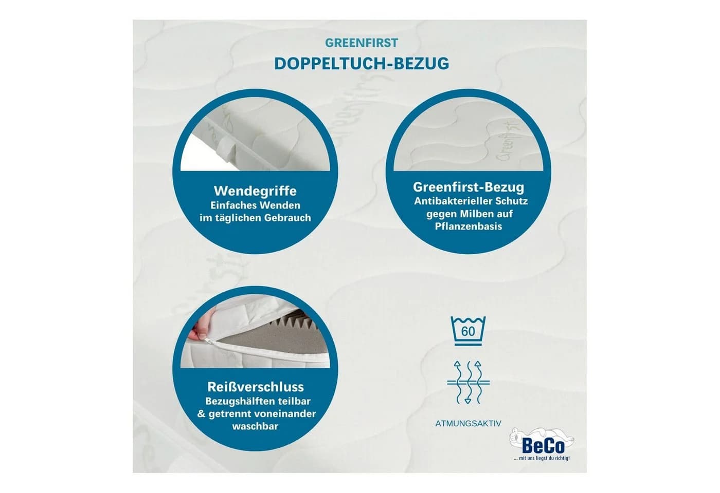 Beco Kaltschaummatratze 7-Zonen CertiPUR zertifiziert - Bild 5