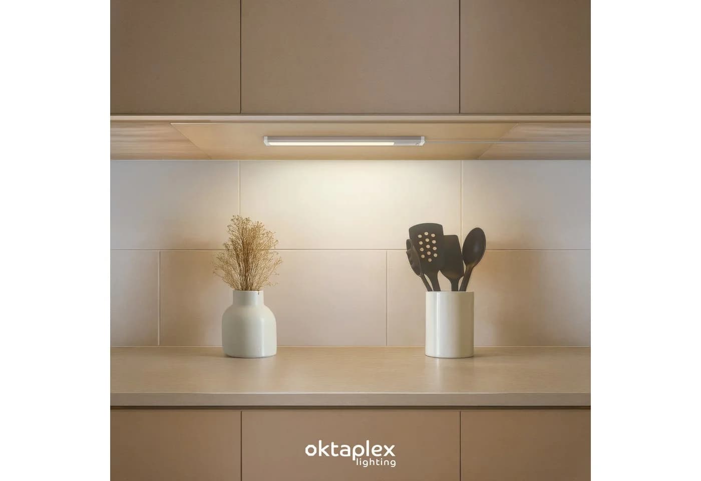 Oktaplex lighting LED Unterbauleuchte Aluminium Silber 40cm - Bild 5