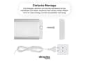 Oktaplex lighting LED Unterbauleuchte 40cm Alu Silber mit Sensor Bild 4