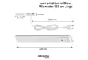 Oktaplex lighting LED Unterbauleuchte 40cm Aluminium Silber mit Sensor Bild 5