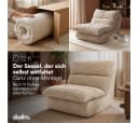 skølm Relaxsessel Sváfa Cord Beige Vollschaum Bild 4