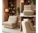 skølm Relaxsessel Sváfa Cord Beige Vollschaum Bild 5