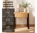 skølm Nachttisch Alver Eiche/Schwarz mit Schublade Bild 1