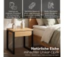 skølm Nachttisch Alver Eiche/Schwarz mit Schublade Bild 3