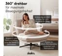 skølm Relaxsessel Hnoss Cord Beige 360° drehbar verstellbar Bild 1