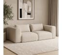 skølm Sofa Hårga Cord 2-Sitzer Beige mit Federkern Bild 5