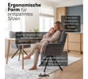 skølm Esszimmerstuhl Arvakr 6er-Set Grau 360° drehbar Bild 4