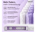 Bellamio Taschenfederkernmatratze Lift 7 Zonen H3 Weiß Bild 1