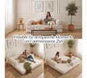 Bellamio Sofa Guavi Cord Beige Schlaffunktion Bild 4