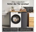 Bellamio Waschmaschinenumbauschrank Vist Anthrazit/Eiche Bild 3