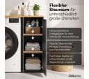 Bellamio Waschmaschinenumbauschrank Vist Anthrazit/Eiche Bild 4