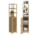 Bellamio Hochschrank Newa Bambus 5 Fächer Bild 2