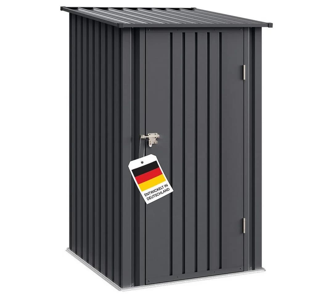 STEELSØN Gerätehaus Timir Metall Pultdach Anthrazit