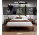 skølm Futonbett Skald Massivholz Eiche Braun Lackiert Bild 1