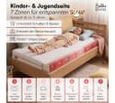 Bellabino Kindermatratze Twist wendbar 7-Zonen Kaltschaum weiß Bild 4