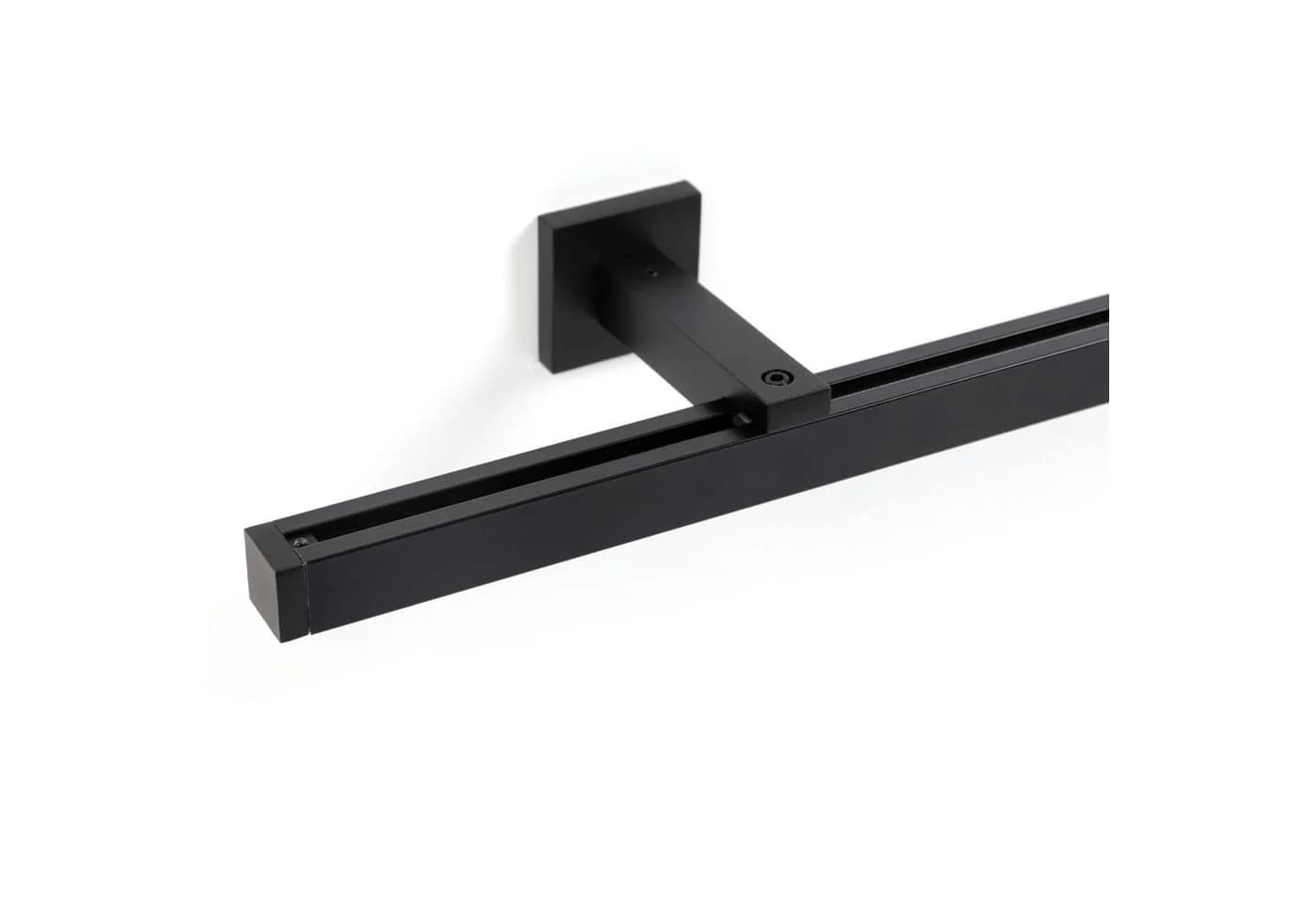 Deco-Raum Gardinenschiene Cube 20x20mm eckig Aluminium 1-läufig - Bild 2